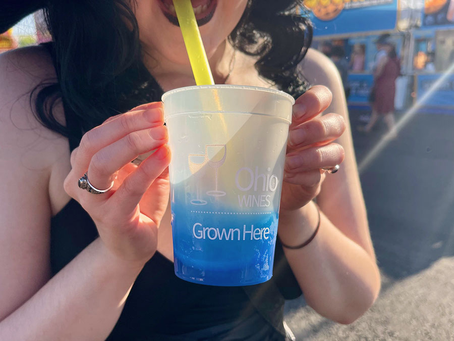 Ohio wine slushie